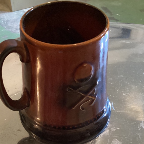 VINTAGE LARGE HORSE THEMED POTTERY MUG - Picture 2 of 7